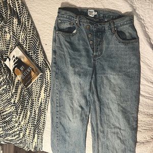 Princess Polly Asymmetrical Jeans